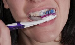 Brushing My Teeth Close Up - Mari Merlowe