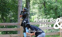 Hunter Boot and Latex Worship