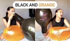 Black and Orange