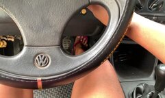 CRANKING MY VOLKS IN MY SEXY WEDGES