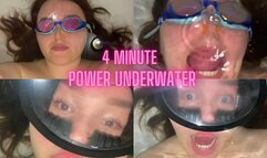 4 minute power hard underwater