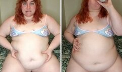 Bloated BBW Burps With and Without Soda