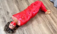 Brianna Olivia is mummified and tape gagged and left to struggle (4K)
