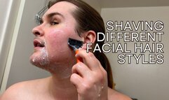 Shaving Different Facial Hair Styles