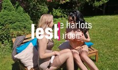 Lesbian mature harlots in the garden - part 1