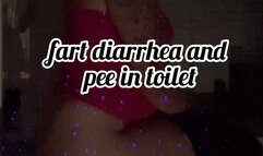 fart diarrhea and pee in toilet