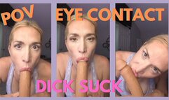 POV Dick Suck - Eye Contact Vertical 4k